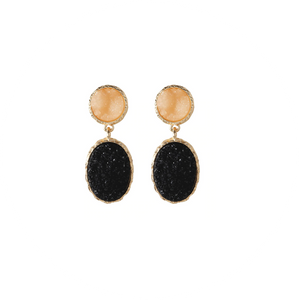 Pendientes Volcanium Negros