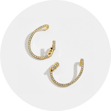 Load image into Gallery viewer, Pendientes Yedra Blancos